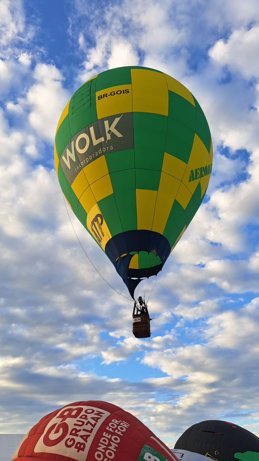 Balão da Wolk no Festival de Balonismo